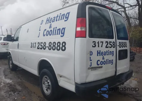 2017 Chevrolet Express 2500 Work Van из США, поврежденный, VIN 1GCWGAFF2H1335709